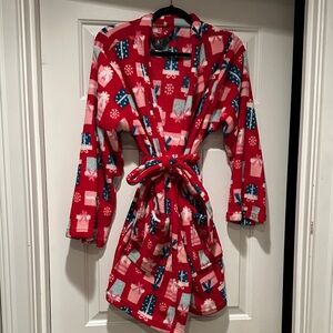 P J Couture small festive red robe . Great condition